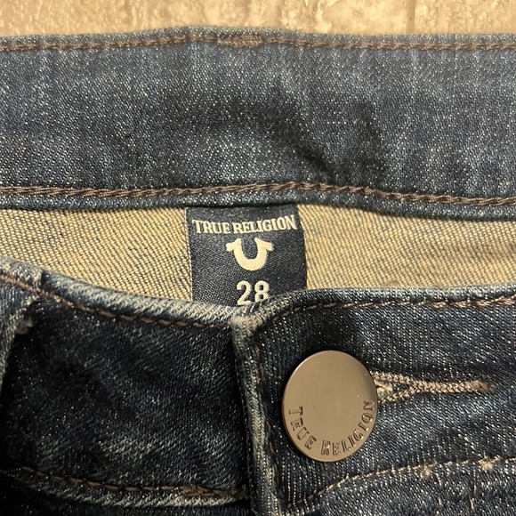 True Religion Women's Halle Mid Rise Skinny Jean, 28 - Picture 3 of 4